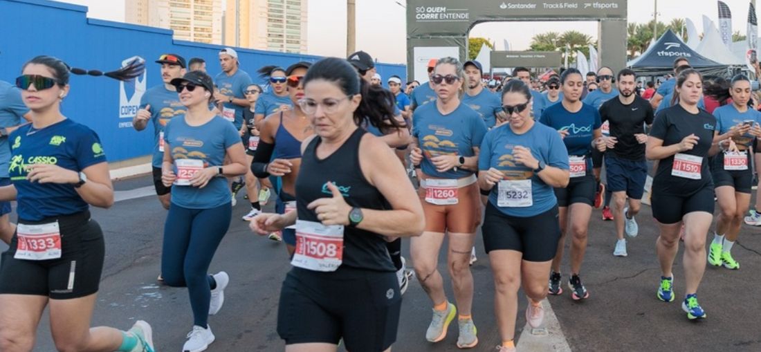 Movimento ganha ainda mais força com a realização de mais uma etapa da corrida Track & Field no RibeirãoShopping | Crédito: Foto: Tábata Barbosa