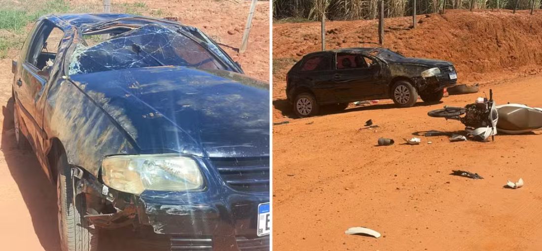 Mulher é arrastada por carro até desmaiar após ser atropelada pela atual do ex-namorado em Urupês (SP) — Foto: Arquivo pessoal 