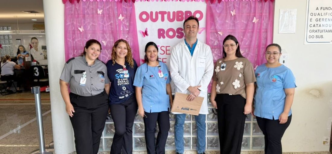 AME reforça prevenção ao câncer de mama com ações do Outubro Rosa