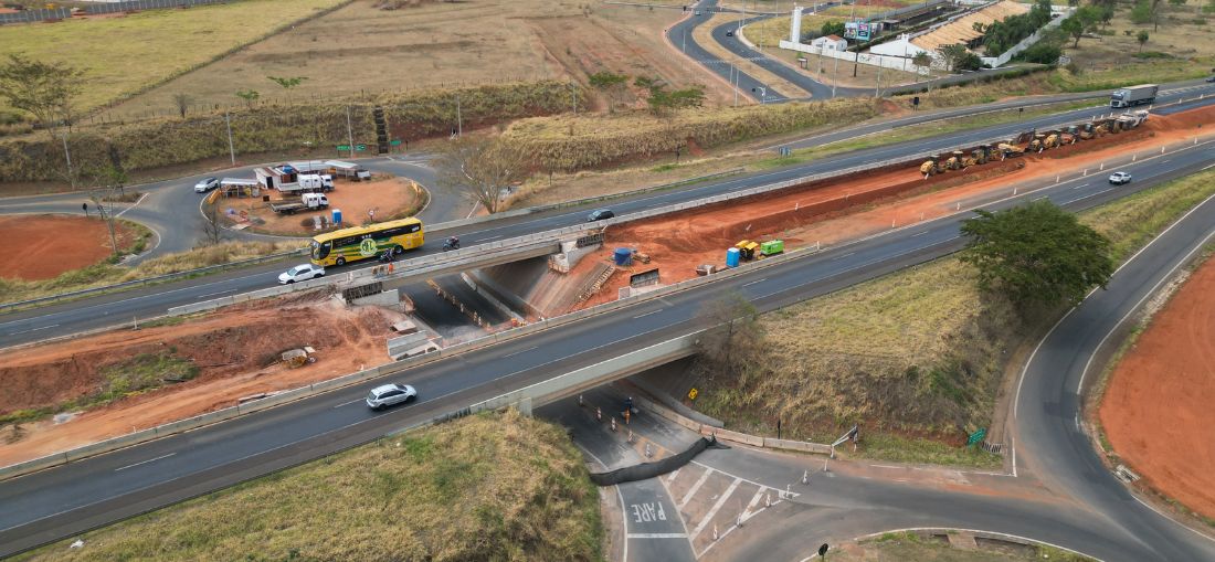 Viaduto em Mirassol será interditado, neste domingo, para lançamento de vigas