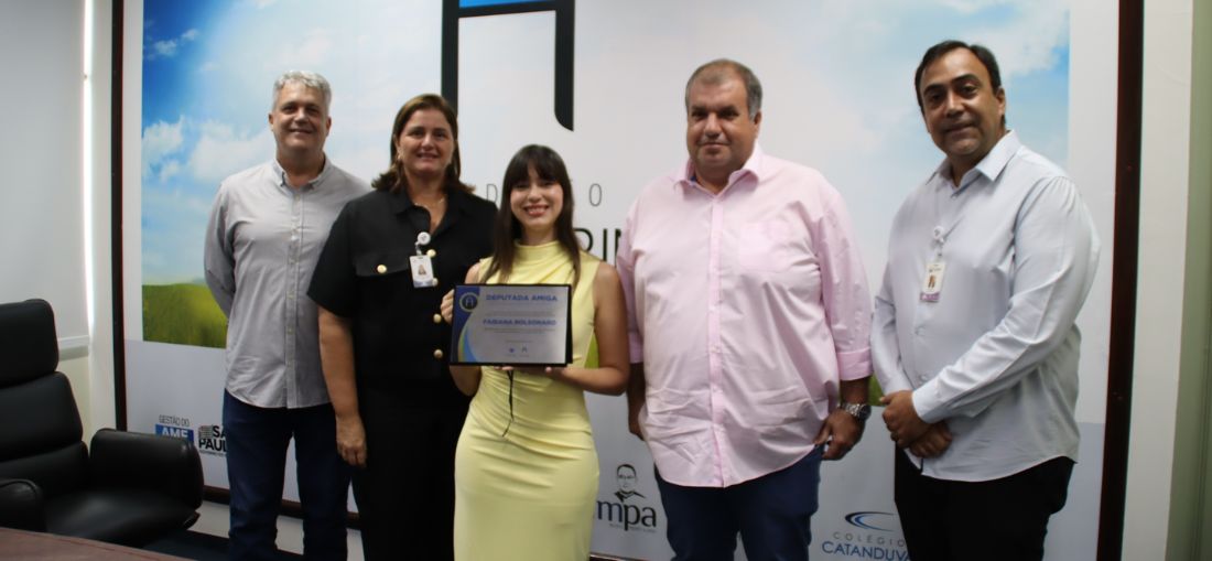 Deputada estadual Fabiana Bolsonaro visita FPA e destina R$ 150 mil ao Hospital Padre Albino