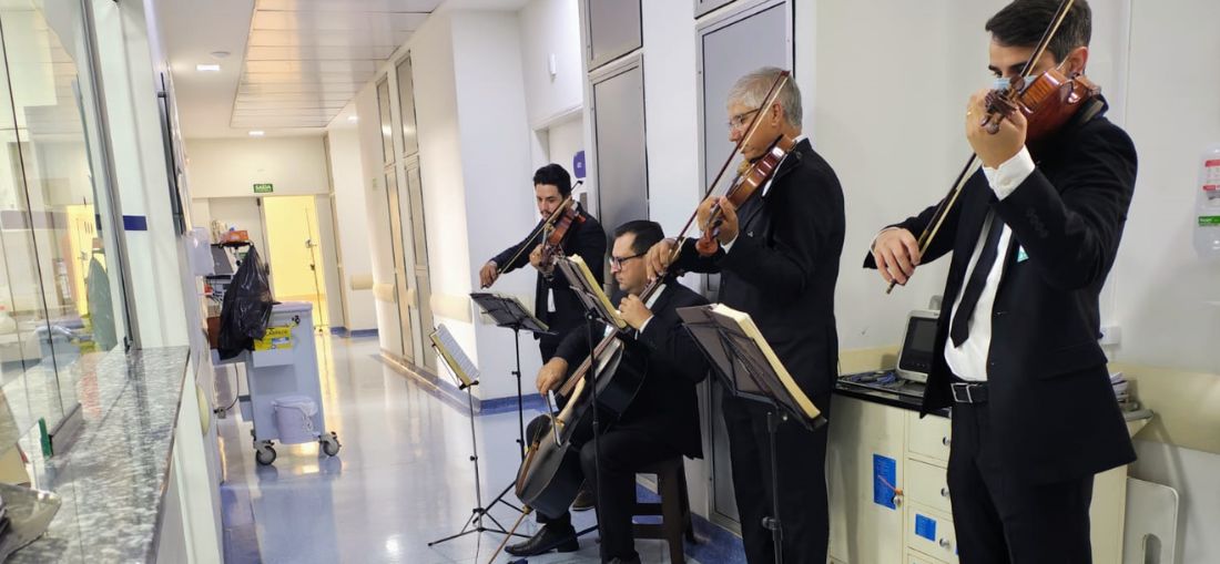 Música nos Hospitais chega no Hospital Padre Albino