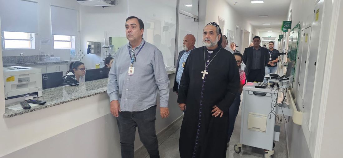 Padre Kelmon visita FPA com comitiva