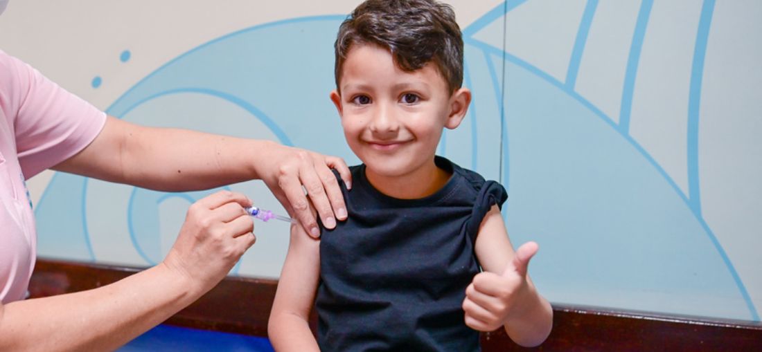 Foto: Divulgação - Wynitow Butenas/Centro de Vacinas Pequeno Príncipe