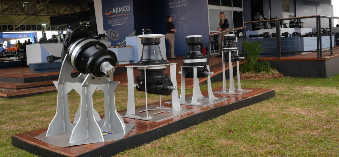 AEMCO apresenta sua linha de componentes para transmissão agrícola (Foto: Divulgação)