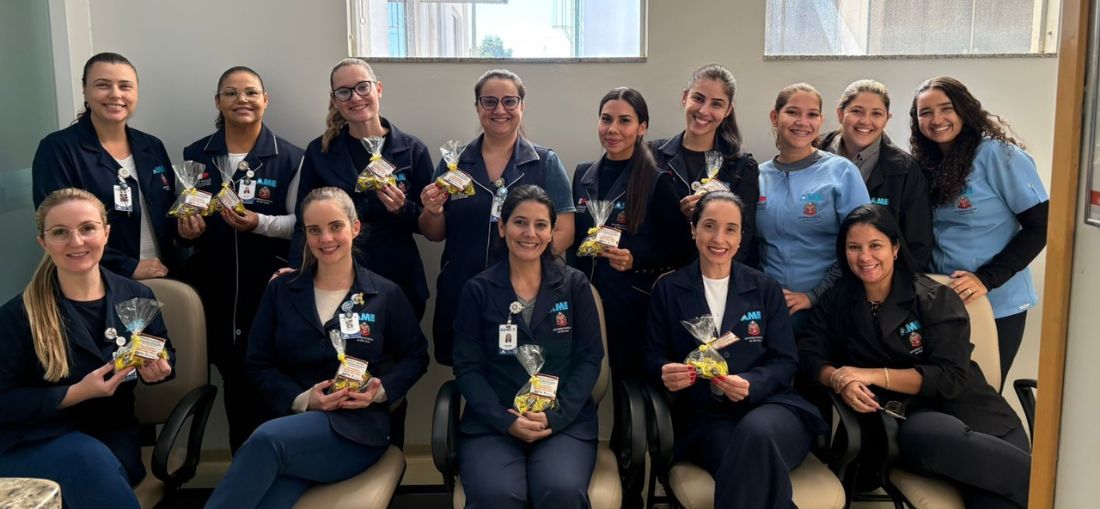 AME Catanduva promove homenagem especial para enfermeiras da unidade