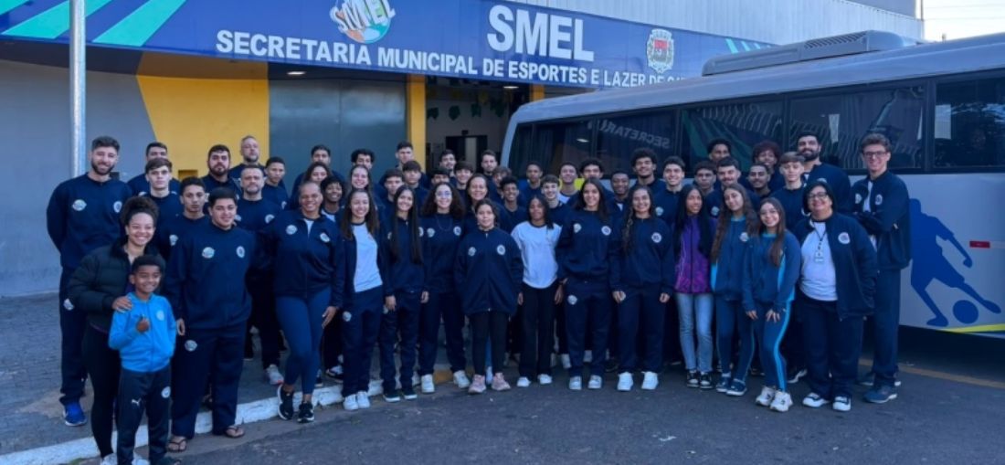 Catanduva embarcou nesta sexta para os jogos regionais com uma das maiores delegações de sua história