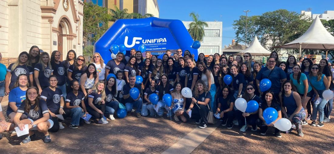 UNIFIPA participa da 5ª Caminhada pela Conscientização do Autismo em Catanduva
