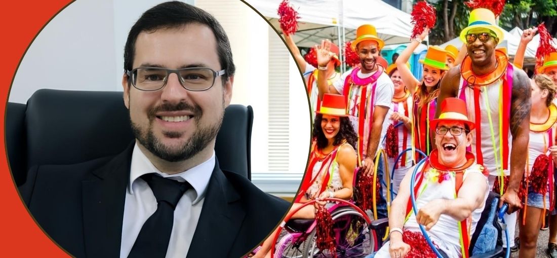 Sem acessibilidade não há festa para todos, defende André Naves ao falar de Carnaval inclusivo