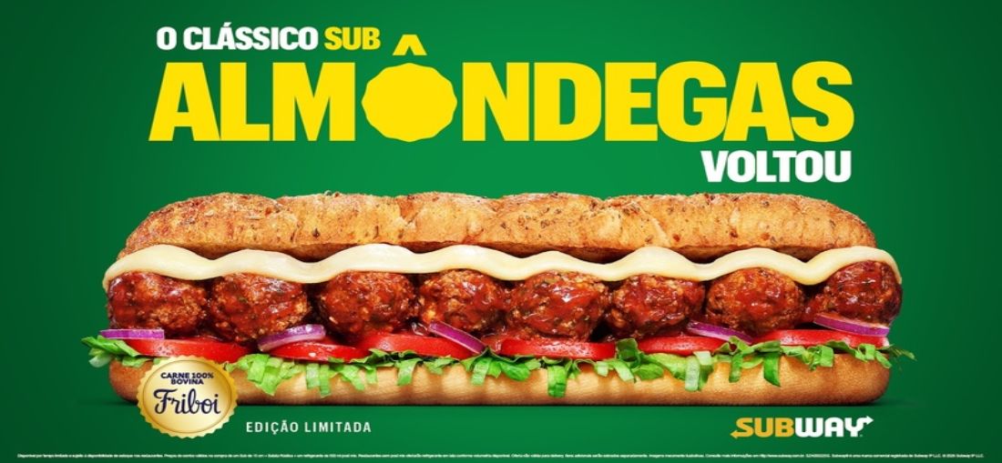 Foto divulgação Subway®