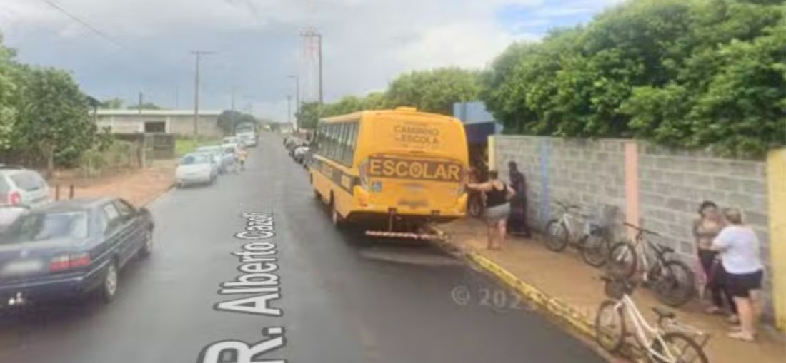 E.M.E.I. Victor Nogaroto Keusseyan em Irapuã (SP) — Foto: Reprodução/Google Street View 