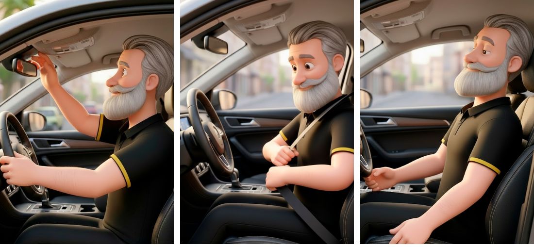 Ergonomia ao volante: o ajuste que melhora a direção e aumenta a segurança nas estradas