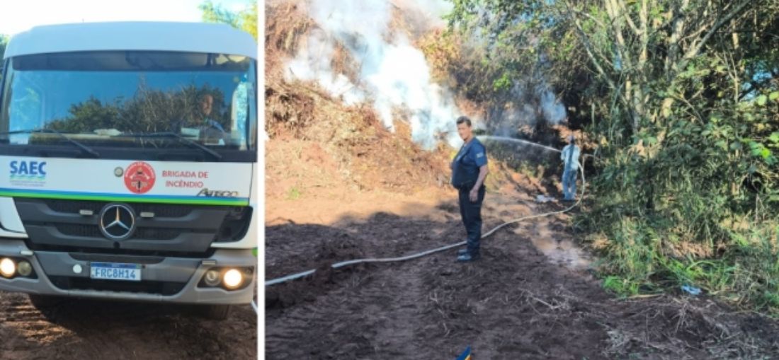 Incêndio no Ecoponto de Catanduva é controlado após ação integrada das equipes de emergência