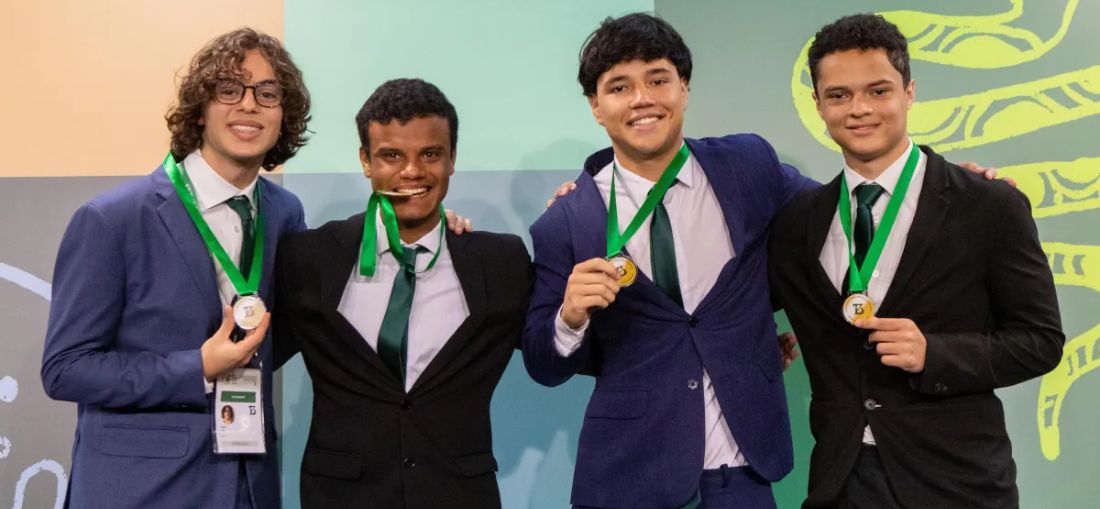 Foto: Brasil é representado por quatro estudantes  • Bruna Custódio/Comunicação Butantan
