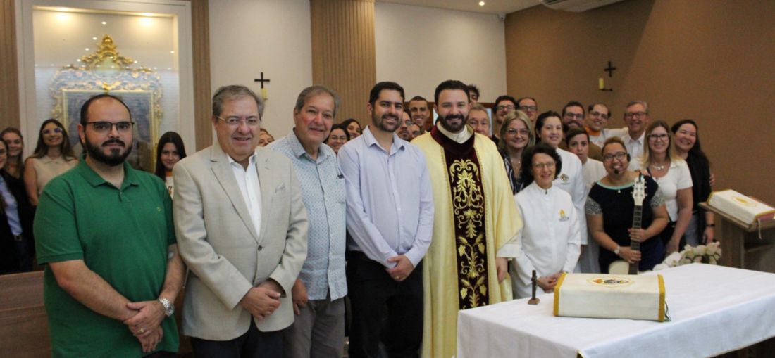 Foto: Missa de recepção dos alunos de Medicina da Uniara - Divulgação