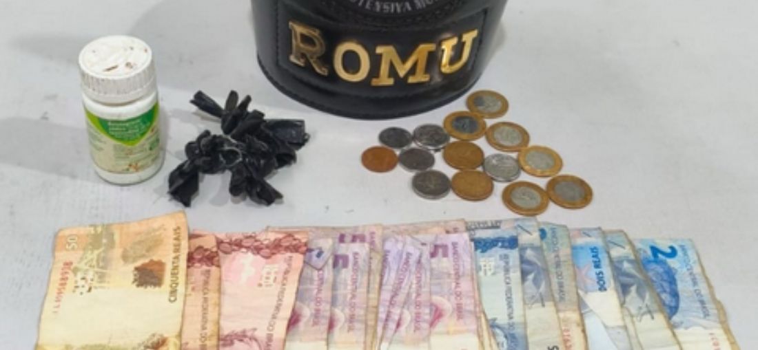 GCM Catanduva prende suspeito por tráfico de drogas durante patrulhamento da ROMU