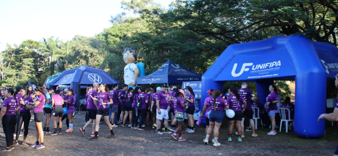 UNIFIPA participa do 2º Km da Fé com ações de saúde, sustentabilidade e integração