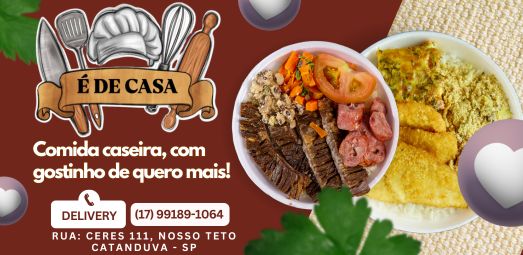 Comida caseira, com gostinho de quero mais! Atendimento apenas delivery